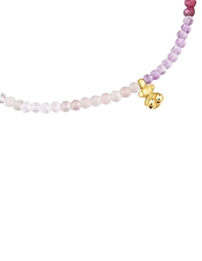 Pulsera Tous de plata con rodolita p 925 Bold Bear