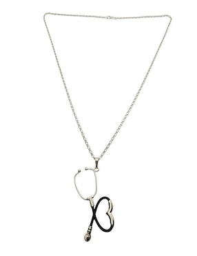 Collar con dije Limerence By Claudia Herrera Estetoscopio de plata P 925