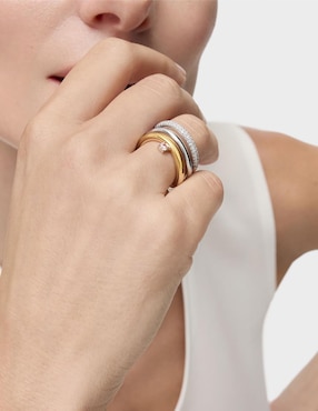Anillo redondo Tous New Hav de oro blanco brillante