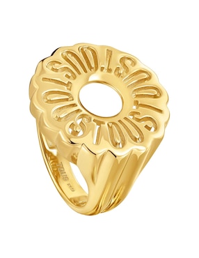 Anillo Tous Miranda de plata P 925 con acabado baño de oro