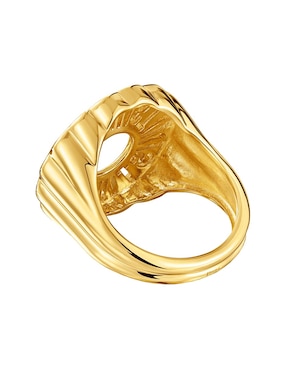 Anillo Tous Miranda de plata P 925 con acabado baño de oro