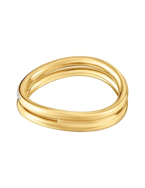 Anillo con gema redondo Tous New Hav de oro amarillo diamante brillante
