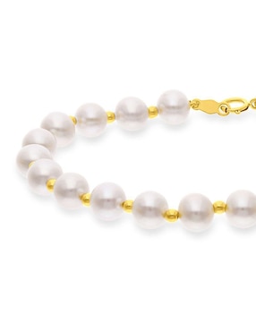 Pulsera Joyerías Bizzarro de oro 14 K con acabado brillante