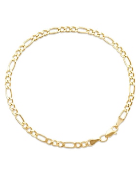 Pulsera Joyerías Bizzarro De Oro Amarillo 14 K Con Acabado Pulido