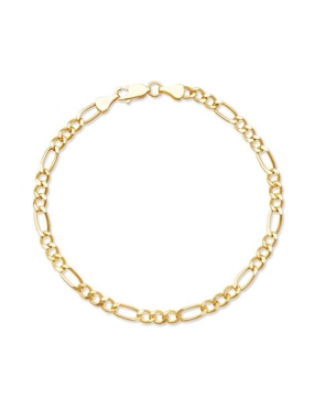 Pulsera Joyerías Bizzarro De Oro Amarillo 14 K Con Acabado Pulido