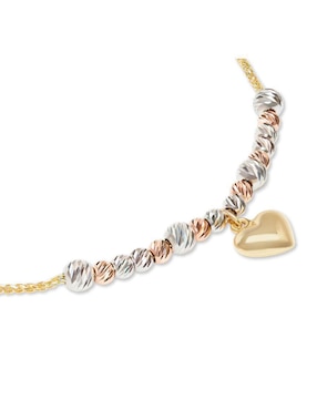 Pulsera Joyerías Bizzarro de oro 14 K con acabado brillante