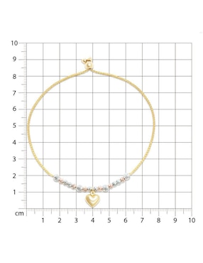 Pulsera Joyerías Bizzarro de oro 14 K con acabado brillante