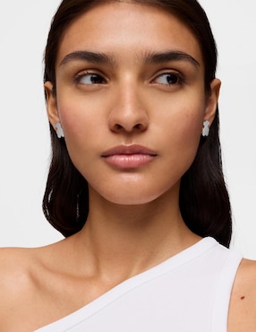 Aretes de oso Tous Sweet Dolls de plata P 925 con acabado brillante