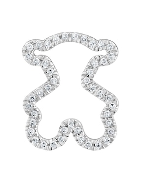 Dije de oso Tous icon gems de oro blanco 18 K