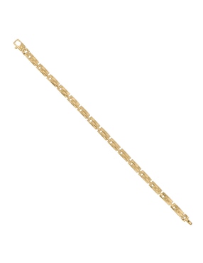 Pulsera Dinasti de oro 14 K con acabado brillante