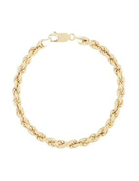 Pulsera Dinasti de oro amarillo 14 k con acabado pulido