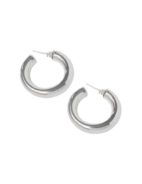 Arracadas Teresa Díaz Joyería Mexicana de plata P 925 con acabado brillante