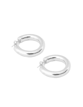 Arracadas Teresa Díaz Joyería Mexicana de plata P 925 con acabado brillante