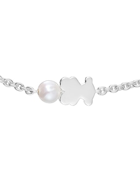 Pulsera Tous de plata con perla p 925 Sweet Dolls