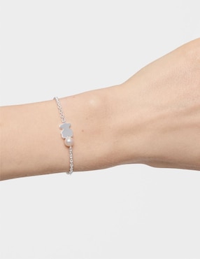Pulsera Tous de plata con perla p 925 Sweet Dolls