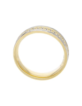 Argolla de oro 14 k Fonelli zirconia
