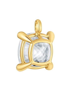 Dije cuadrado Tous color white de plata P 925