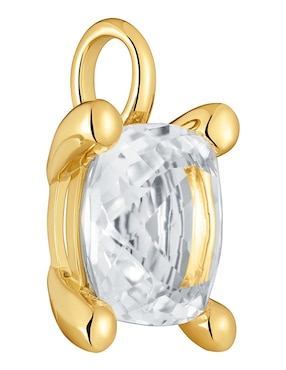 Dije cuadrado Tous color white de plata P 925