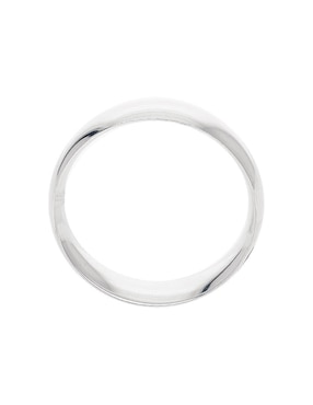 Argolla de oro blanco 14 k Fonelli Alliance