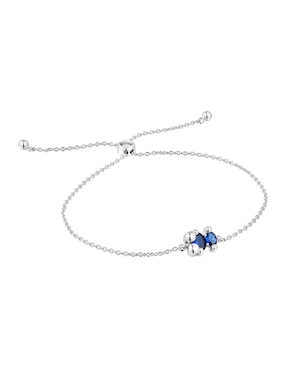Pulsera Tous de plata con zafiro p 925