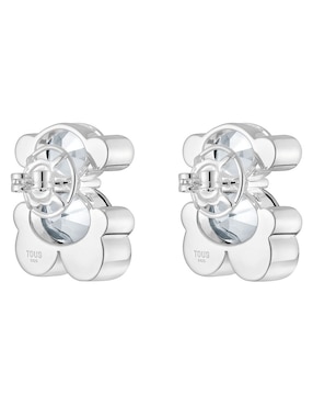 Aretes de oso Tous de plata P 925 con acabado brillante cuarzo