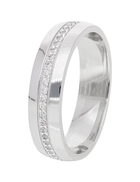 Argolla de oro 14 k Fonelli Constelación zirconia