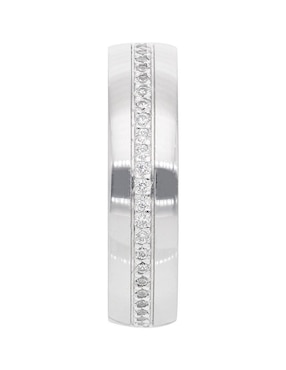 Argolla de oro 14 k Fonelli Constelación zirconia