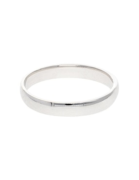 Argolla de oro blanco 14 k Fonelli Acompañame