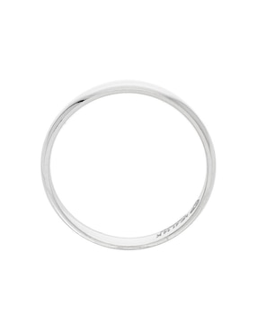 Argolla de oro blanco 14 k Fonelli Acompañame