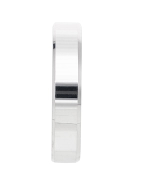 Argolla de oro blanco 14 k Fonelli