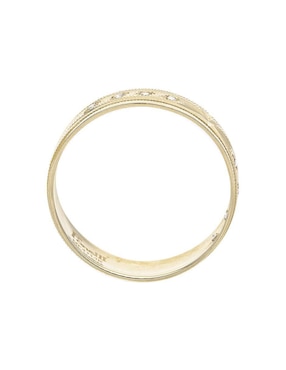 Argolla de oro amarillo 14 k Fonelli zirconia