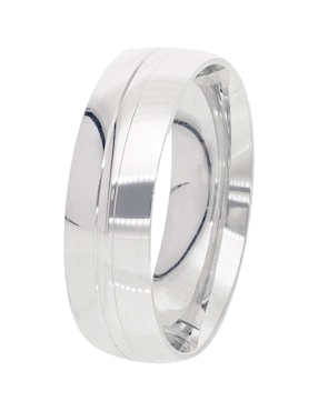 Argolla de oro blanco 14 k Fonelli Comprensión