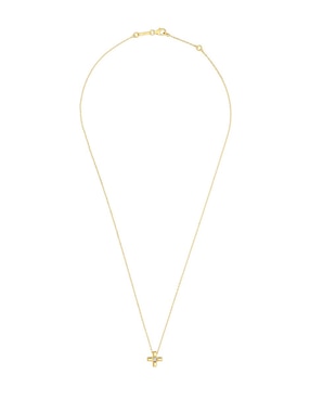 Collar de cruz Tous de oro amarillo 18 K