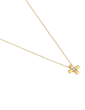 Collar de cruz Tous de oro amarillo 18 K