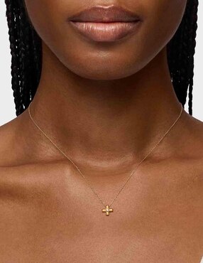 Collar de cruz Tous de oro amarillo 18 K