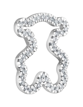 Dije de oso Tous icon gems de oro blanco 18 K