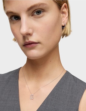 Dije de oso Tous icon gems de oro blanco 18 K