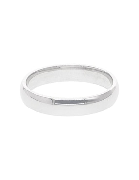 Argolla de oro blanco 14 k Fonelli Alliance