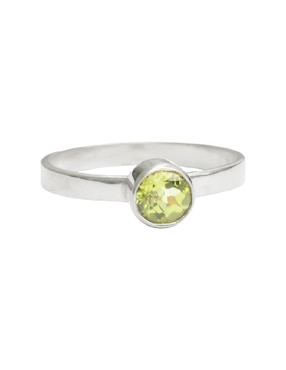 Anillo Teresa Díaz Joyería Mexicana Destellos De La Tierra P925 De Plata Peridoto