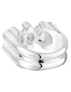 Anillo Tous Color Bear P 925 de plata cuarzo brillante