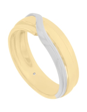 Argolla de oro 14 k Essenza Elden