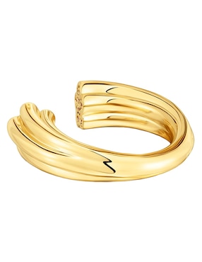 Anillo Tous de plata P 925 rodolita con acabado baño de oro