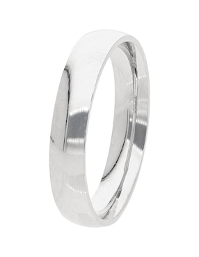 Argolla de oro blanco 14 k Fonelli Acompañame