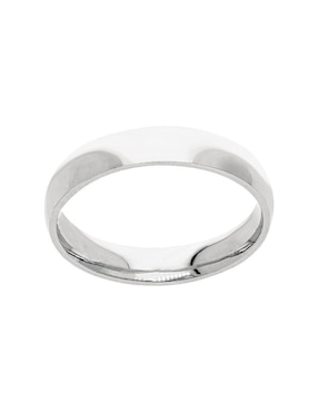 Argolla de oro blanco 14 k Fonelli Acompañame