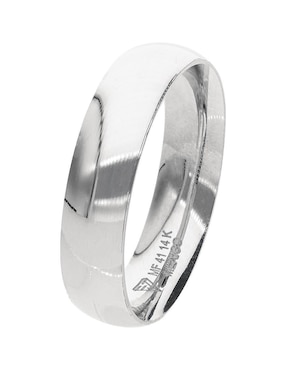 Argolla de oro blanco 14 k Fonelli To Love