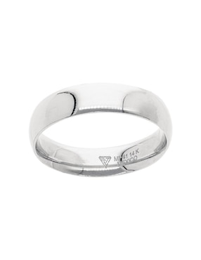 Argolla de oro blanco 14 k Fonelli To Love