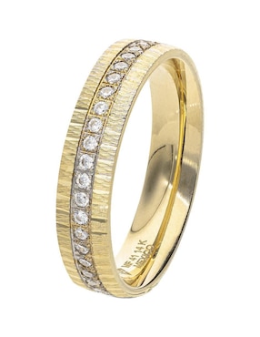 Argolla de oro 14 k Fonelli Anhelo zirconia