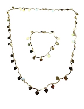 Collar y pulsera de corazón Limerence by Claudia Herrera