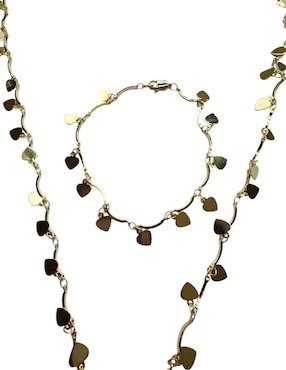 Collar y pulsera de corazón Limerence by Claudia Herrera