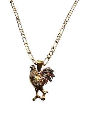 Collar con dije Limerence By Claudia Herrera Aves de oro laminado 14 K